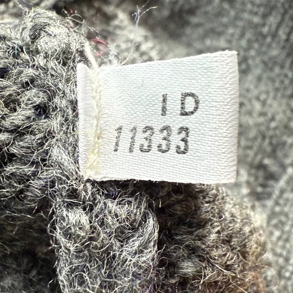 Express Vintage Size M Pink Yellow & Gray Fair Isle Wool Knit Mock Neck Sweater - Picture 6 of 12